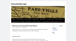 Desktop Screenshot of parryville.org